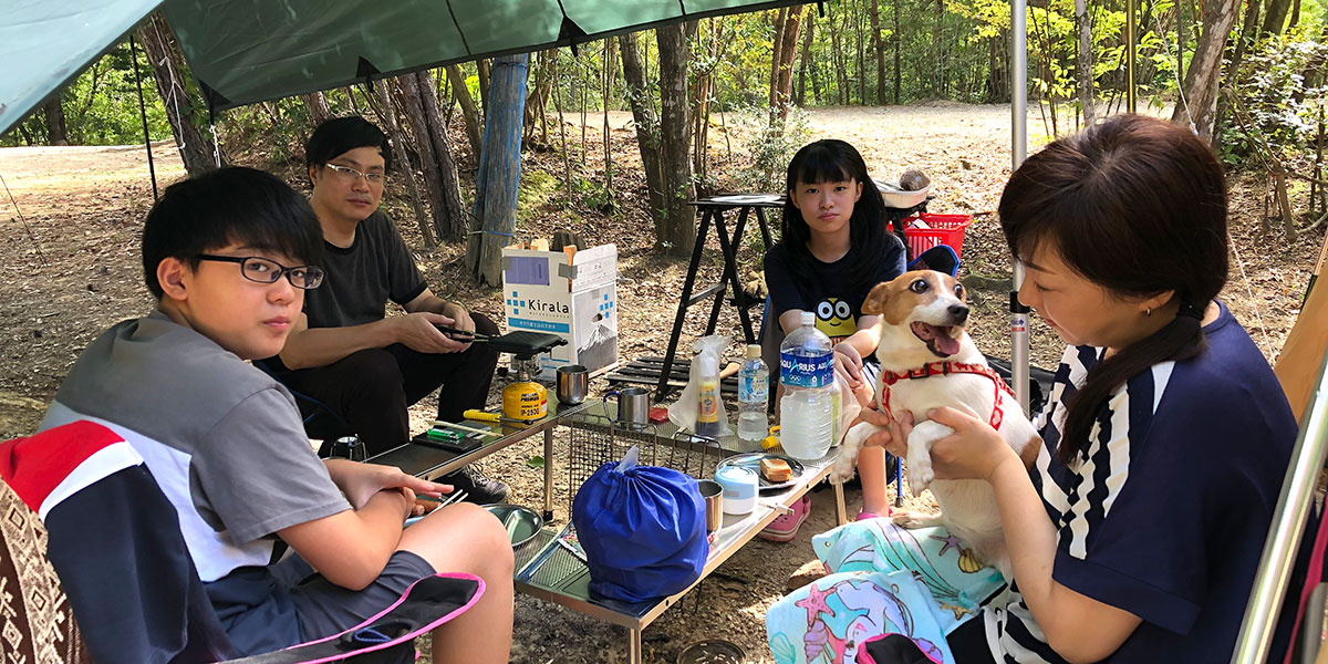 ちいさな森へ遊びに来てくださった　Campers photo 2